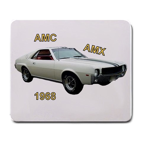 AMC AMX 1968 Car W Large Mousepad from UrbanLoad.com Front