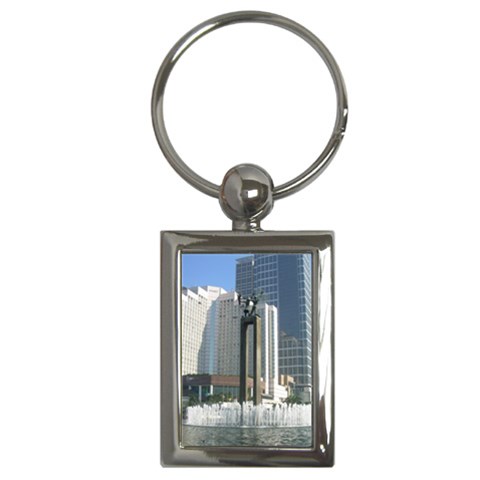 Jakarta Building Key Chain (Rectangle) from UrbanLoad.com Front