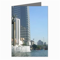 Jakarta Building Greeting Cards (Pkg of 8) from UrbanLoad.com Left