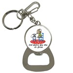 Call First Bottle Opener Key Chain