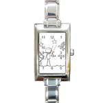 cute Rectangular Italian Charm Watch