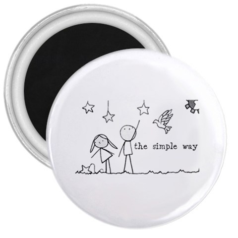 cute 3  Magnet from UrbanLoad.com Front