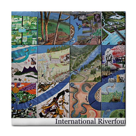 Tapestry Tile Coaster from UrbanLoad.com Front