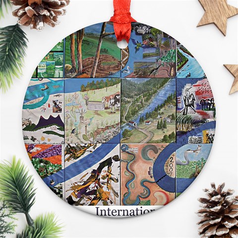 Tapestry Ornament (Round) from UrbanLoad.com Front