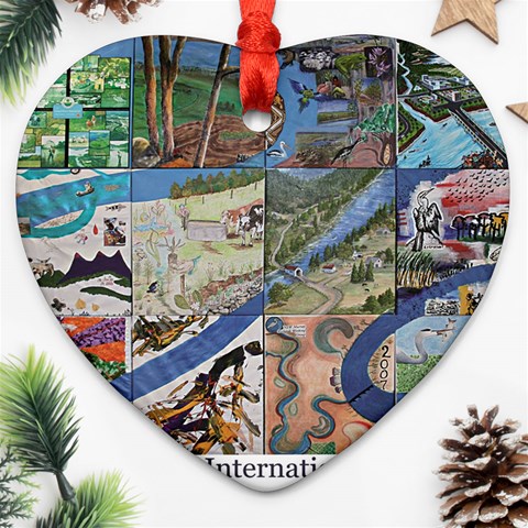 Tapestry Ornament (Heart) from UrbanLoad.com Front