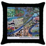 Tapestry Throw Pillow Case (Black)