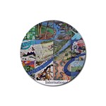 Tapestry Rubber Round Coaster (4 pack)