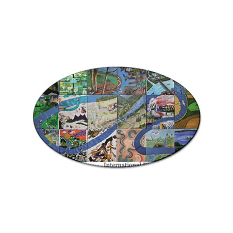 Tapestry Sticker (Oval) from UrbanLoad.com Front
