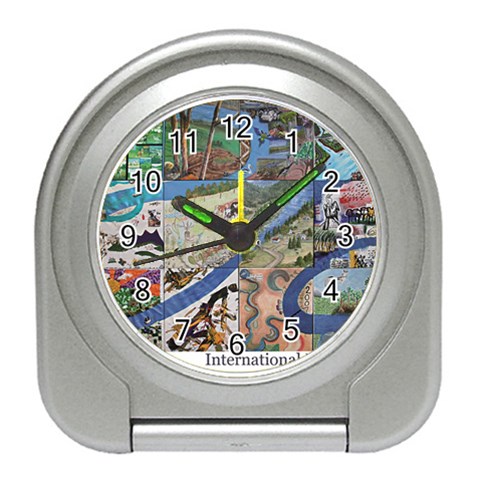Tapestry Travel Alarm Clock from UrbanLoad.com Front