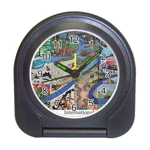 Tapestry Travel Alarm Clock from UrbanLoad.com Front