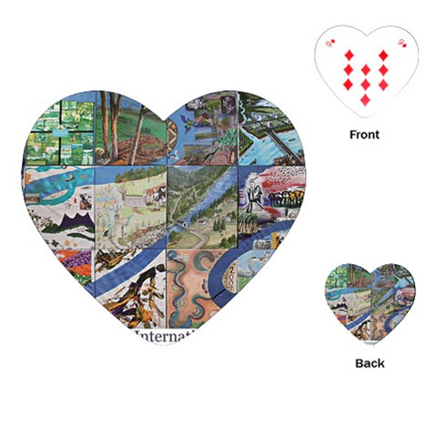 Tapestry Playing Cards (Heart) from UrbanLoad.com Front