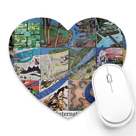 Tapestry Mousepad (Heart) from UrbanLoad.com Front