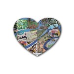 Tapestry Heart Coaster (4 pack)