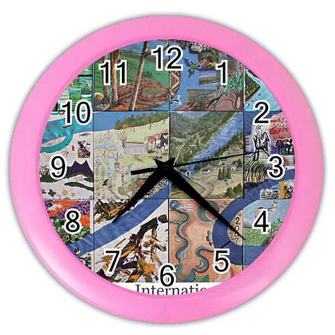 Tapestry Color Wall Clock from UrbanLoad.com Front