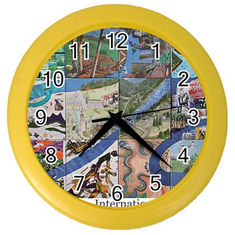 Tapestry Color Wall Clock from UrbanLoad.com Front