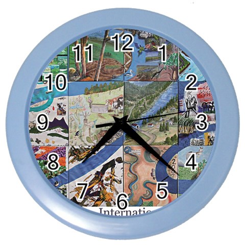 Tapestry Color Wall Clock from UrbanLoad.com Front