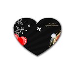1024-feb-752974 Rubber Coaster (Heart)