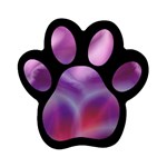 color-galaxy-323371 Magnet (Paw Print)