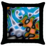 Color_Magma-559871 Throw Pillow Case (Black)