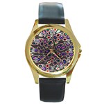 abstract_formula_wallpaper-387800 Round Gold Metal Watch