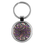 abstract_formula_wallpaper-387800 Key Chain (Round)