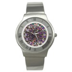 abstract_formula_wallpaper-387800 Stainless Steel Watch