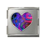 space-colors-2-988212 Mega Link Heart Italian Charm (18mm)