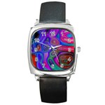 space-colors-2-988212 Square Metal Watch