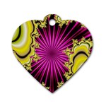 sonic_yellow_wallpaper-120357 Dog Tag Heart (One Side)