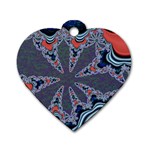 fractal_supiart_wallpaper-816331 Dog Tag Heart (One Side)