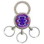 fractal_wallpaper-212207 3-Ring Key Chain