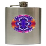 fractal_wallpaper-212207 Hip Flask (6 oz)