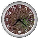Spiral-Abnorm%2001-601877 Wall Clock (Silver)