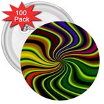 hippy-550591 3  Button (100 pack)