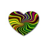 hippy-550591 Rubber Coaster (Heart)