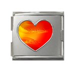 4-703-Fwallpapers_079 Mega Link Heart Italian Charm (18mm)