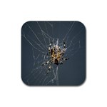 The Web Master Rubber Square Coaster (4 pack)