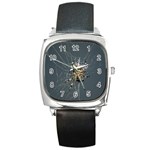 The Web Master Square Metal Watch