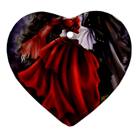 VampiresKiss Ornament (Heart) from UrbanLoad.com Front