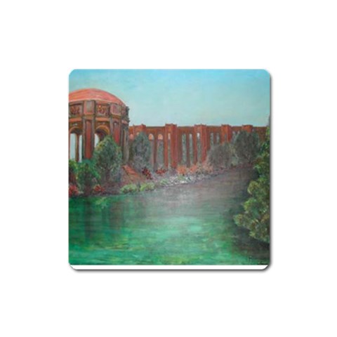 Palace of Fine Arts Magnet (Square) from UrbanLoad.com Front