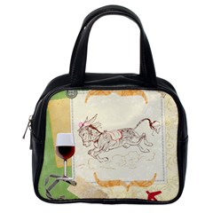 Leaping donkey Classic Handbag (Two Sides) from UrbanLoad.com Back