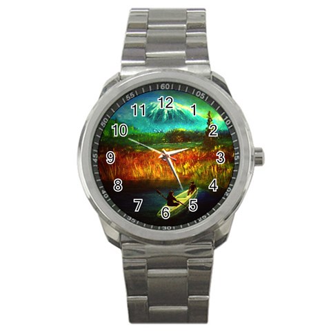 Boat Sport Metal Watch from UrbanLoad.com Front