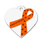StandUp Dog Tag Heart (One Side)