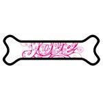 White Love Magnet (Dog Bone)