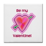Be My Valentine Tile Coaster
