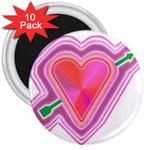 Be My Valentine 3  Magnet (10 pack)