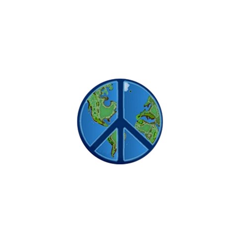 World Peace 1  Mini Magnet from UrbanLoad.com Front