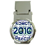 Promote Peace-2010 Money Clip Watch