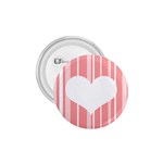 Heart and Stripes 1.75  Button