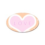 Love Sticker (Oval)